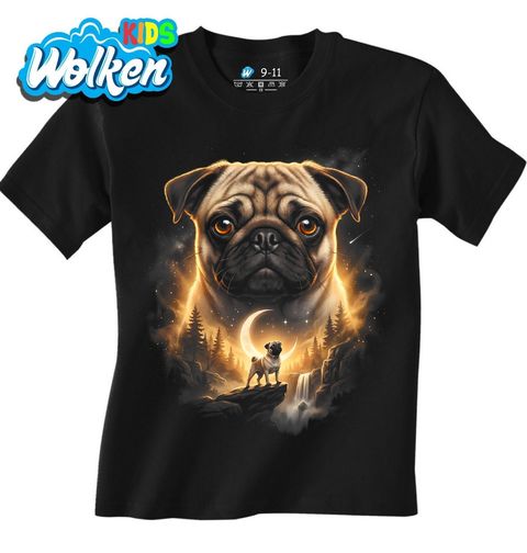 Obrázek produktu Dětské tričko Mops a Kouzlo Úplňku