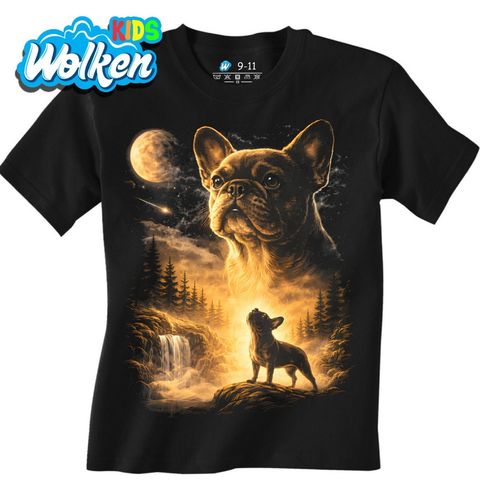 Obrázek produktu Dětské tričko Francouzský Buldoček a Kouzlo Úplňku