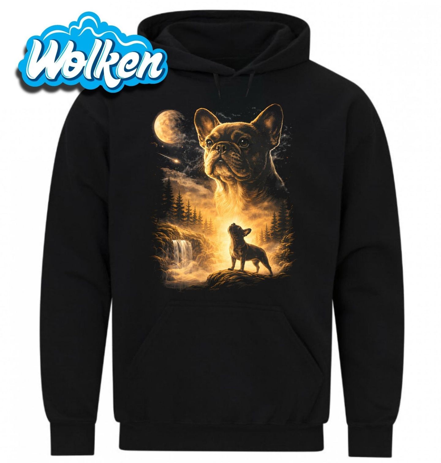 Mikina Francouzský Buldoček a Kouzlo Úplňku.jpg