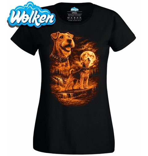 Obrázek produktu Dámské tričko Foxteriér a Kouzlo Úplňku