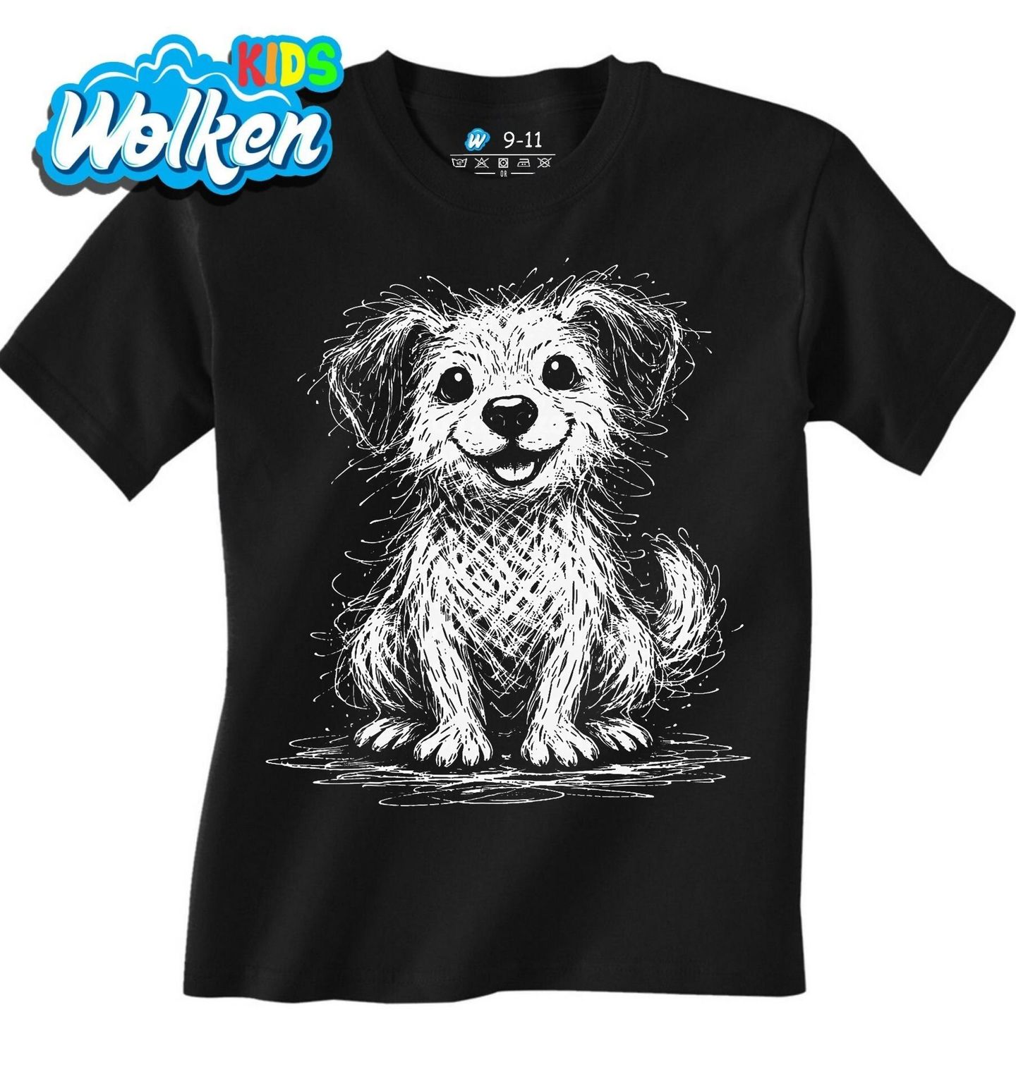 Dětské tričko Veselý Štěněčí Úsměv.jpg