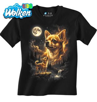 Dětské tričko Čivava a Kouzlo Úplňku.jpg