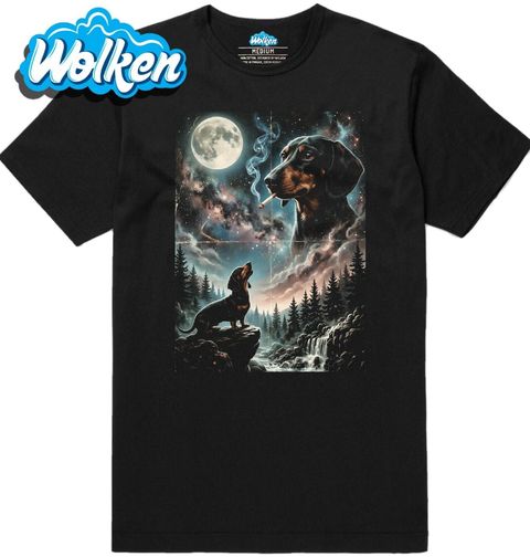 Obrázek produktu Pánské tričko Jezevčík a Kouzlo Úplňku