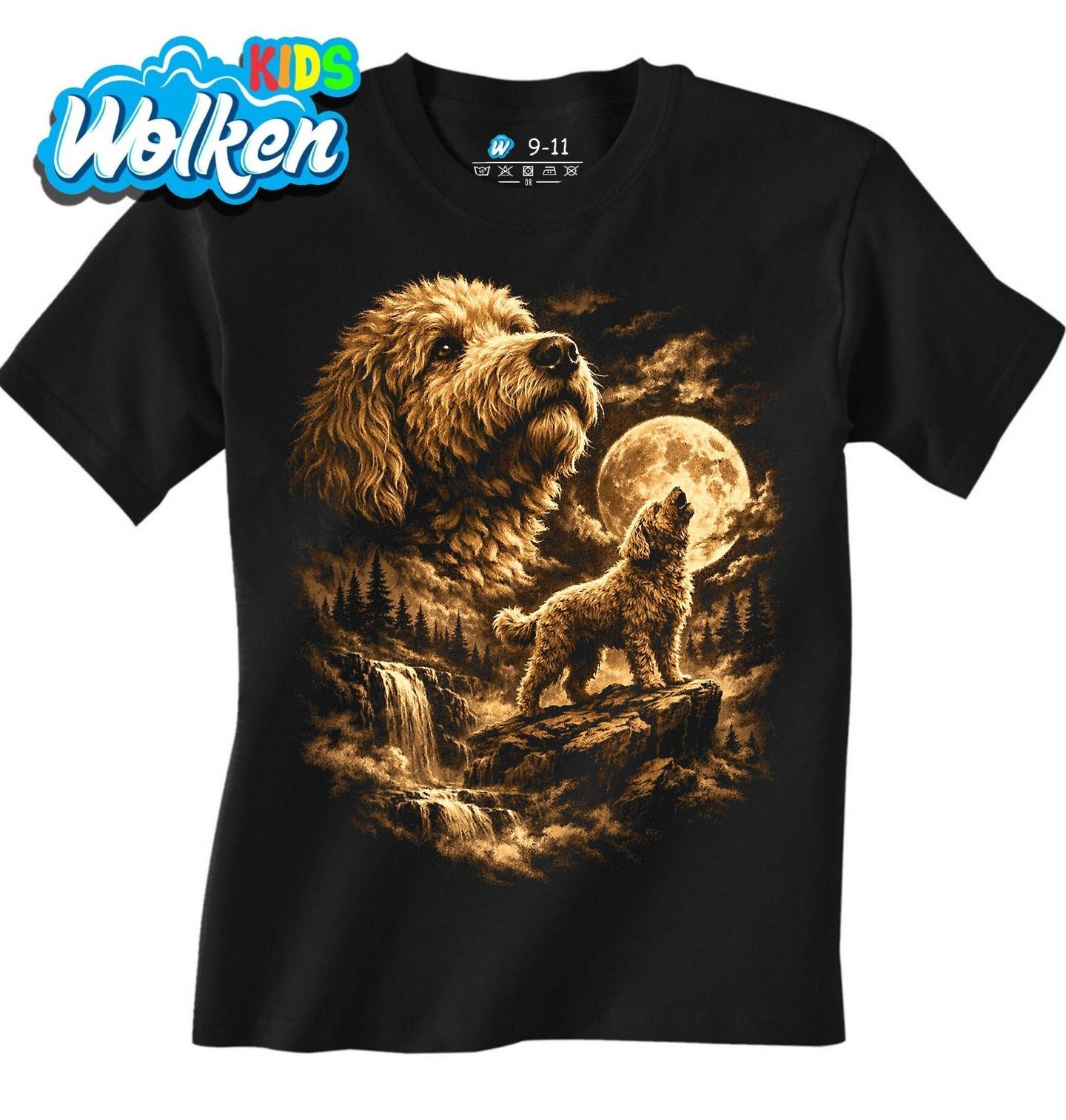 Dětské tričko Pudl a Kouzlo Úplňku.jpg