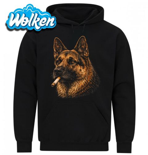 Obrázek produktu Pánská mikina Německý Ovčák s Cigaretou