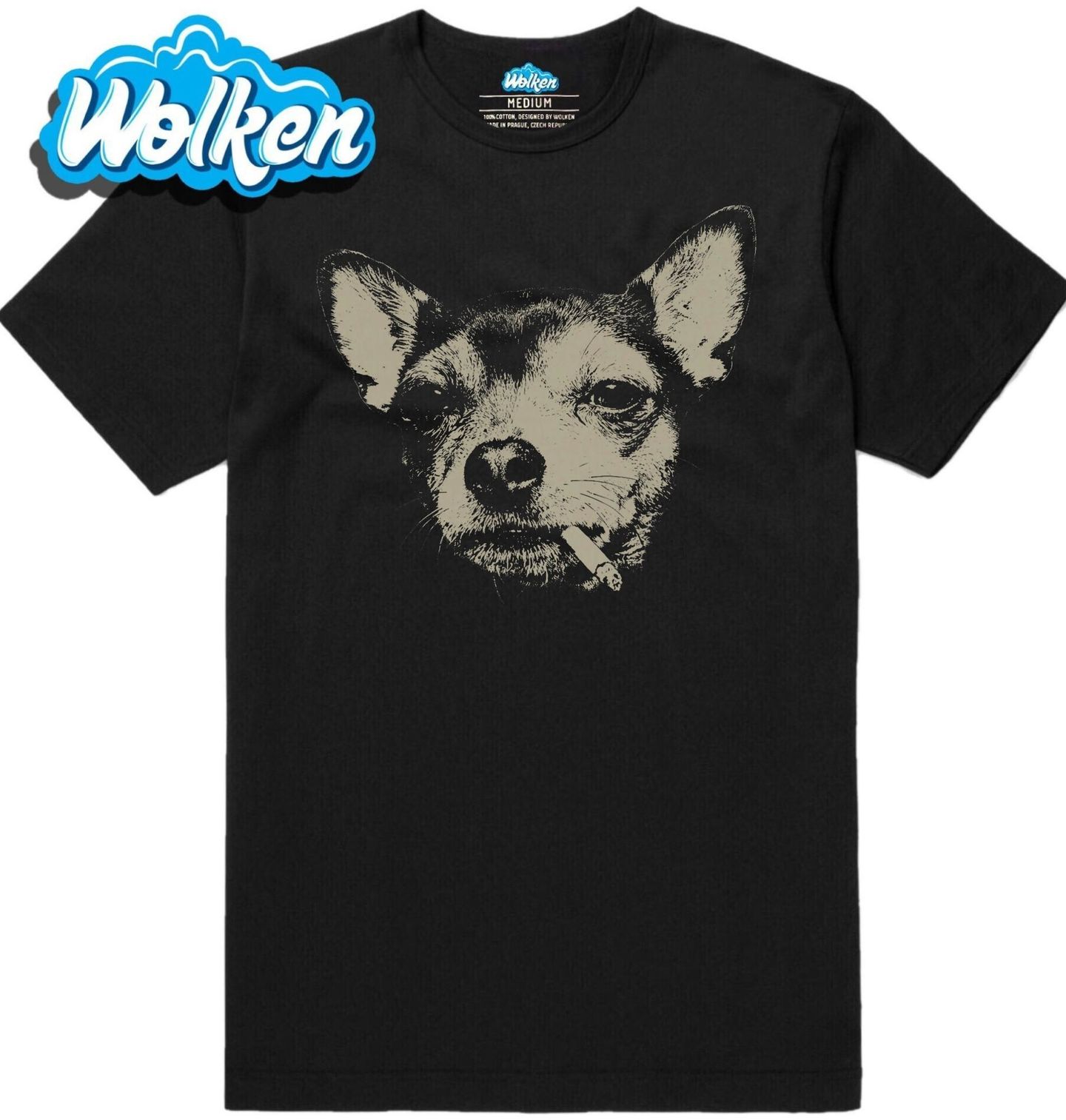 Pánské tričko Čivava s Cigaretou.jpg