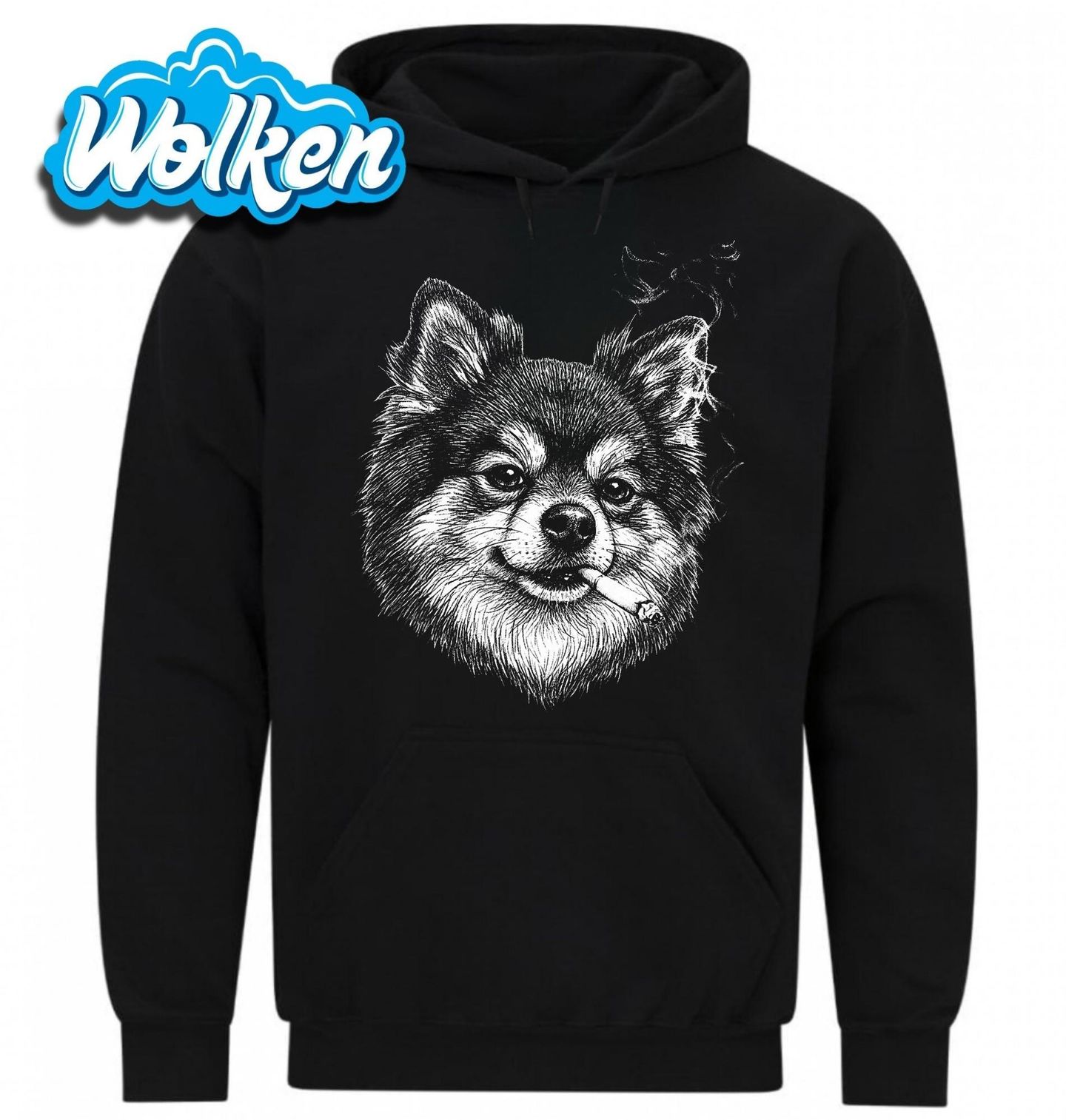 Mikina Pomeranian s Cigaretou.jpg