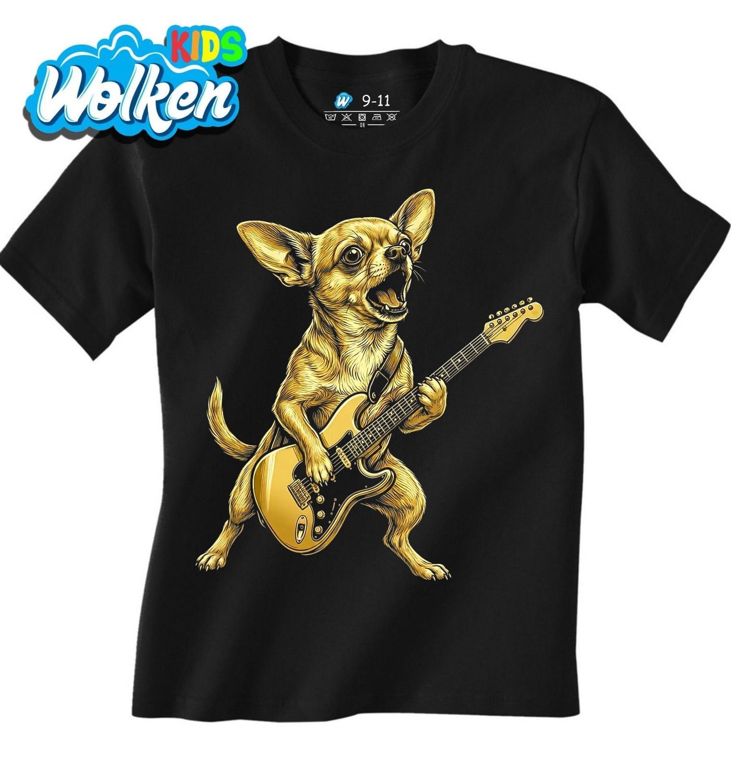 Dětské tričko Čivava Rocková Hvězda.jpg