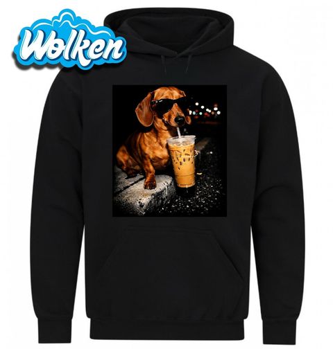 Obrázek produktu Pánská mikina Jezevčík s Drinkem