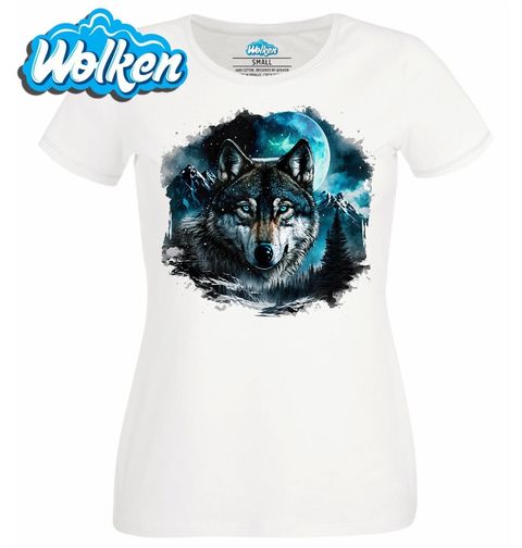 Obrázek produktu Dámské tričko Vlk při Úplňku