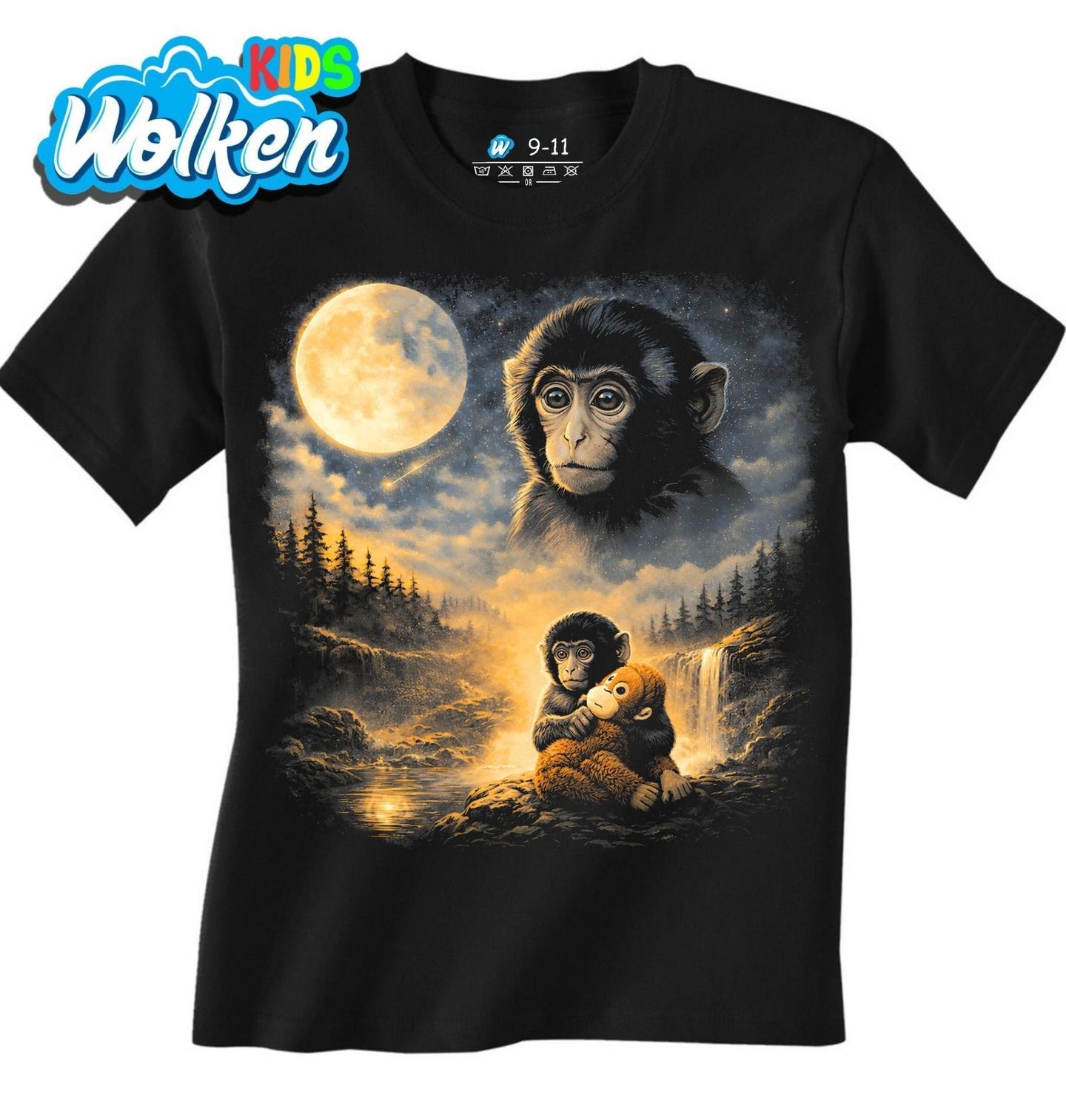 Dětské tričko Opička Punch a Kouzlo Úplňku.jpg