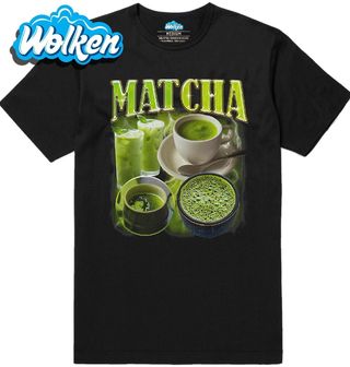 Pánské tričko Matcha Zelená Energie v Šálku.jpg