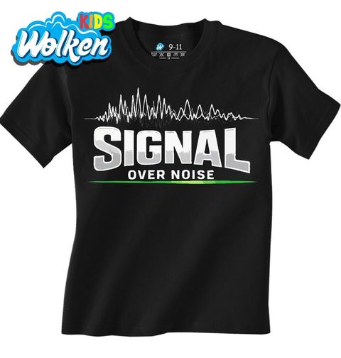 Obrázek produktu Dětské tričko Méně Hluku, více Smyslu Signal Over Noise
