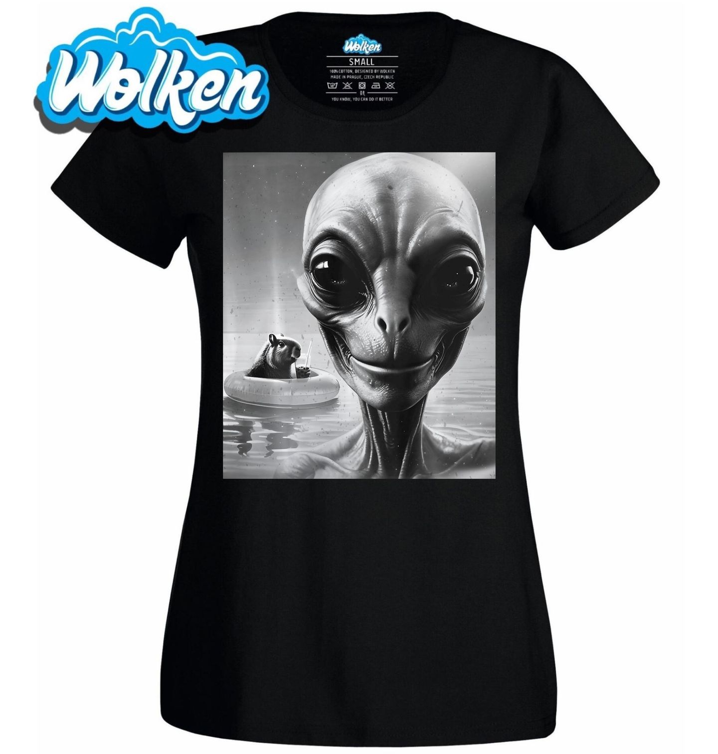 Dámské tričko Selfie Mimozemšťana.jpg