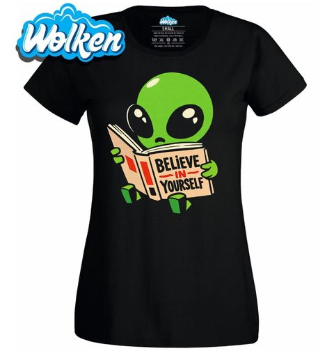 Obrázek produktu Dámské tričko Mimozemšťan s Knihou