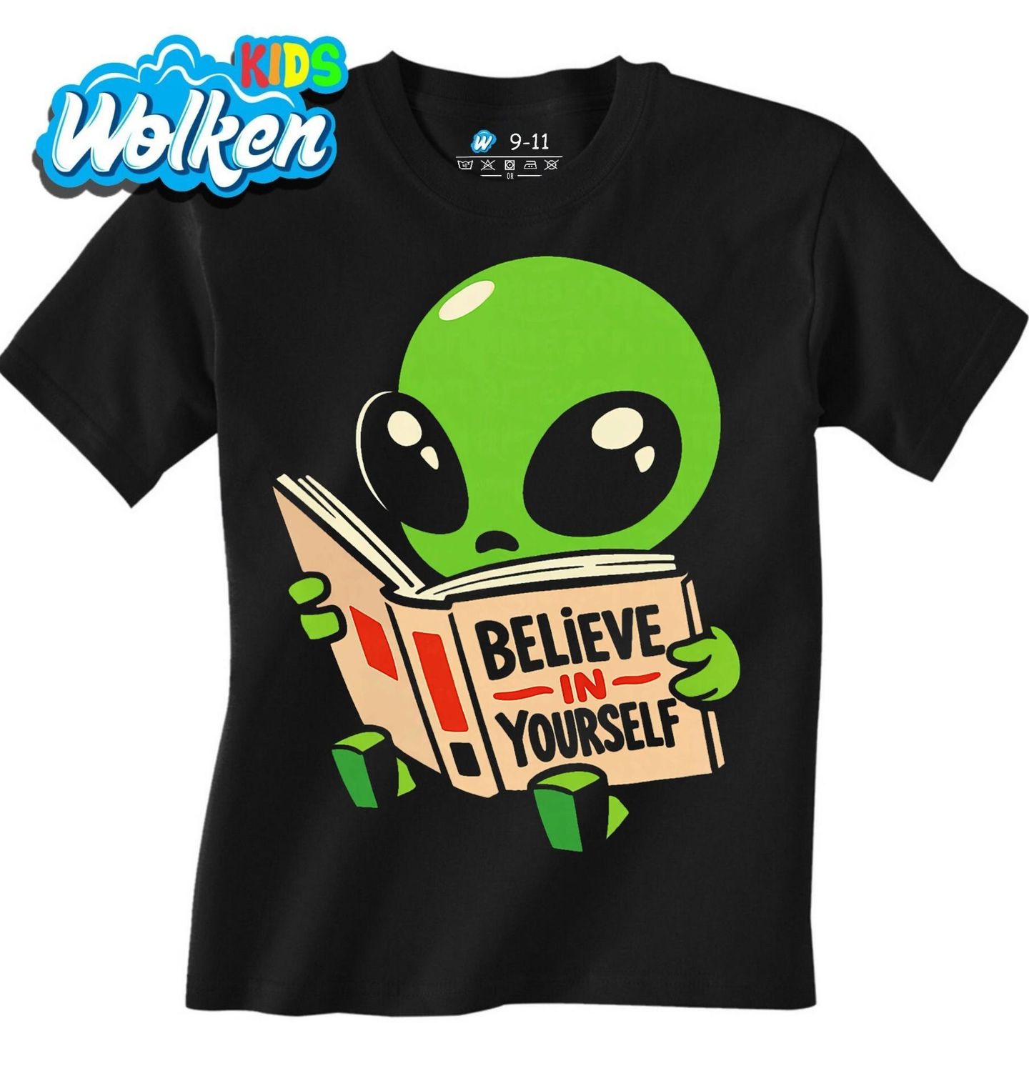 Dětské tričko Mimozemšťan s Knihou.jpg