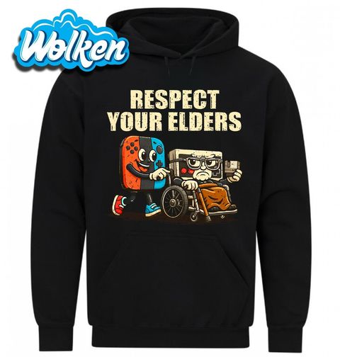Obrázek produktu Pánská mikina Herní Konzole Respektuj Starší