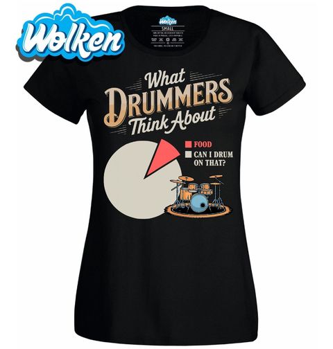 Obrázek produktu Dámské tričko Bubeník Myslí Jinak