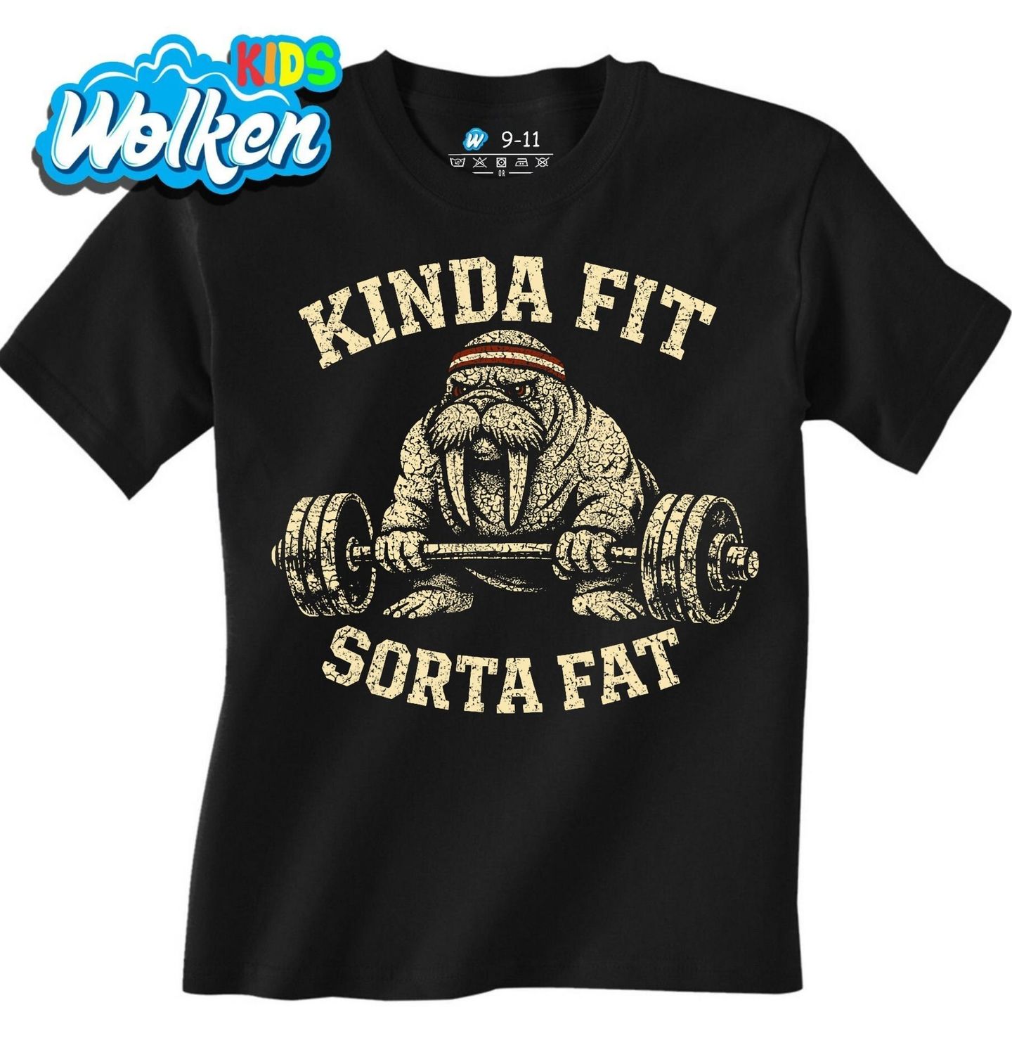 Dětské tričko Síla Mrože v Posilovně.jpg