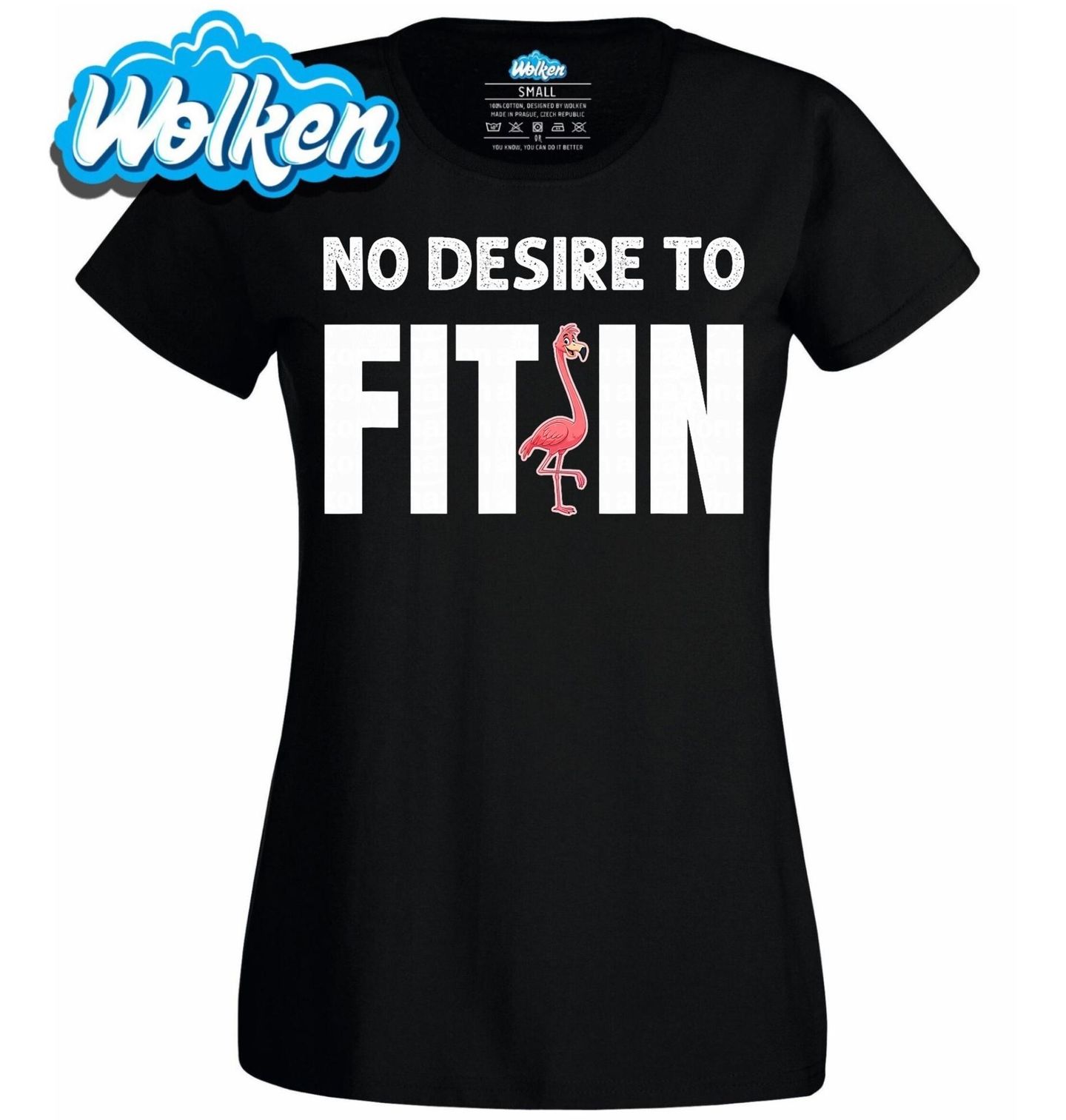 Dámské tričko Není třeba Zapadnout No Desire to Fit in.jpg