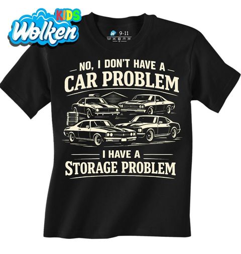 Obrázek produktu Dětské tričko Problém je Jen Místo v Garáži