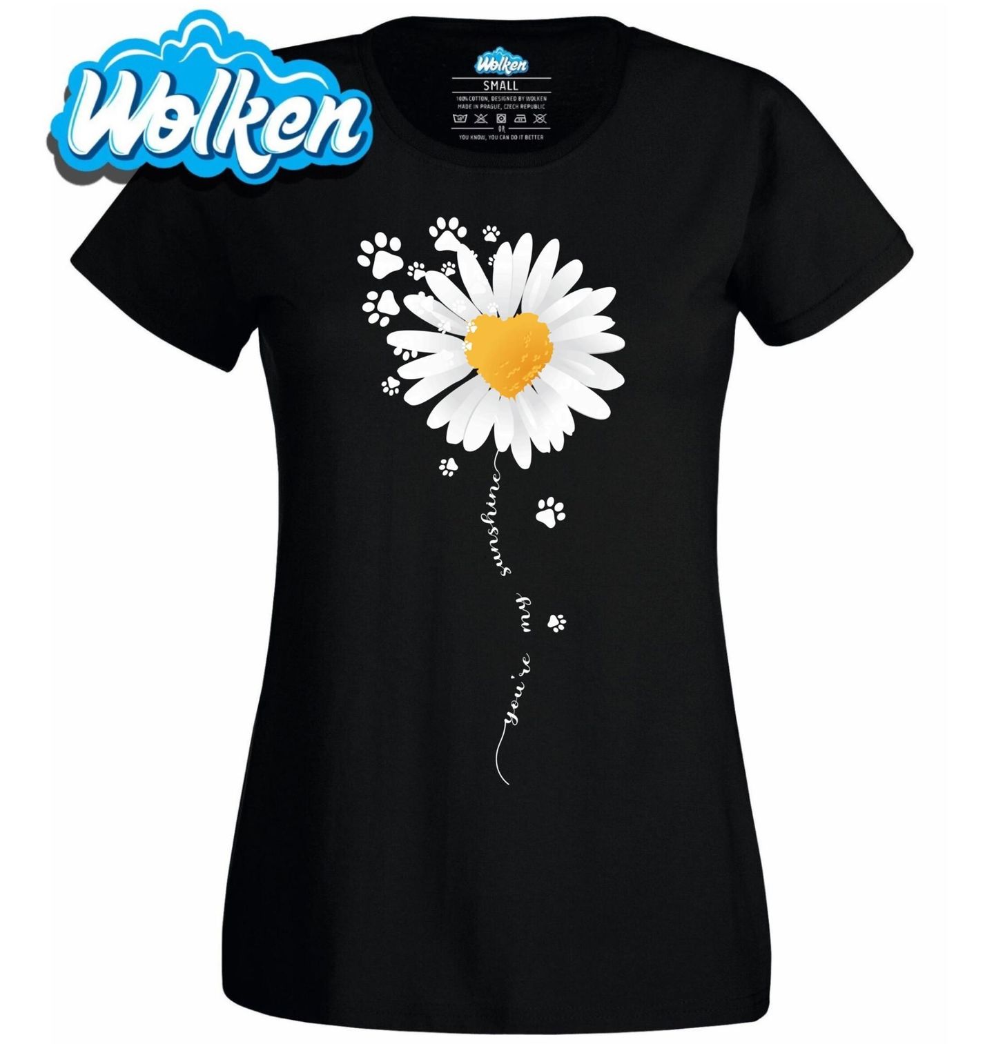 Dámské tričko Květ Lásky s Tlapkami.jpg