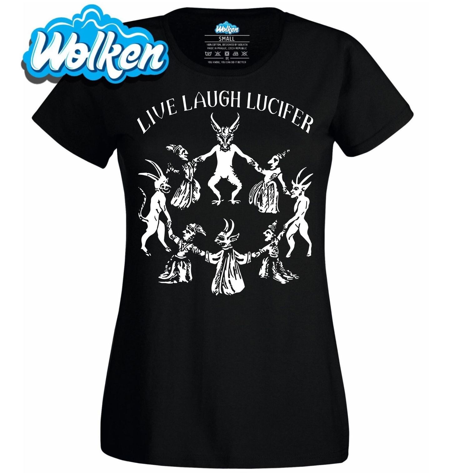 Dámské tričko Žij Směj se Lucifer Live Laugh Lucifer.jpg