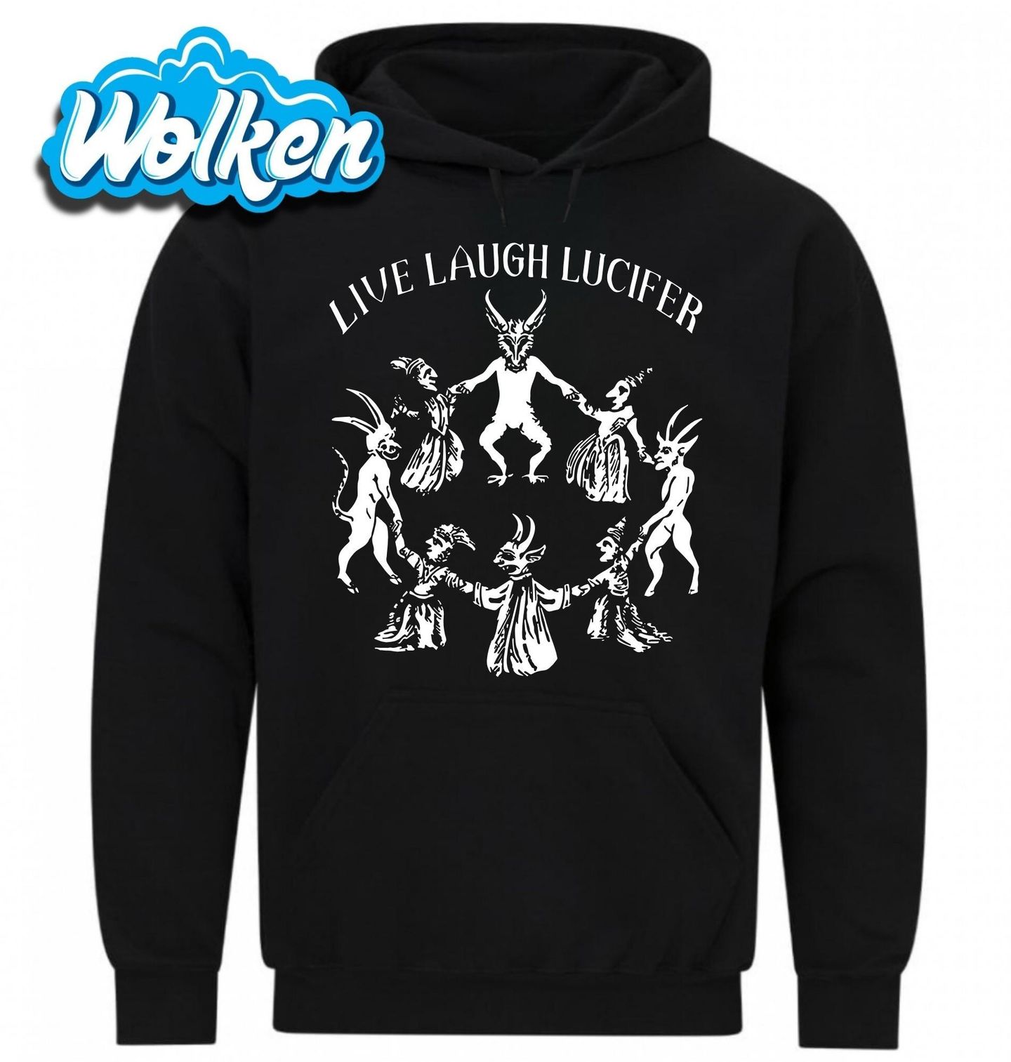 Mikina Žij Směj se Lucifer Live Laugh Lucifer.jpg