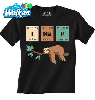 Dětské tričko Lenochod Chemické Prvky I NaP.jpg