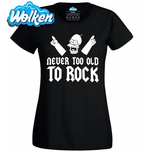 Obrázek produktu Dámské tričko Nikdy nejsi starej na rock´n´roll "Never too old to Rock"