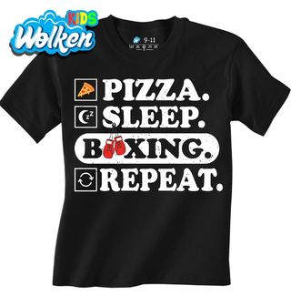 Dětské tričko Pizza Spánek Box a Znovu.jpg