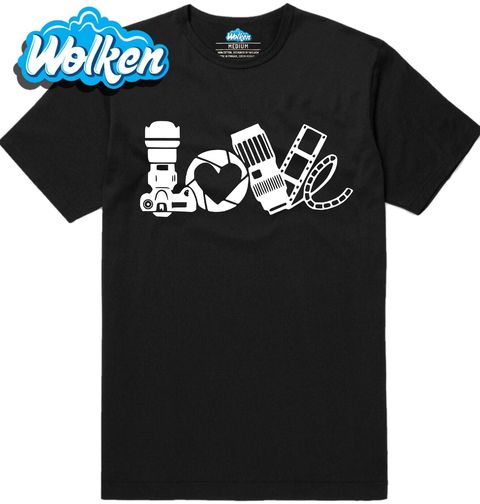 Obrázek produktu Pánské tričko Láska k Fotografování LOVE