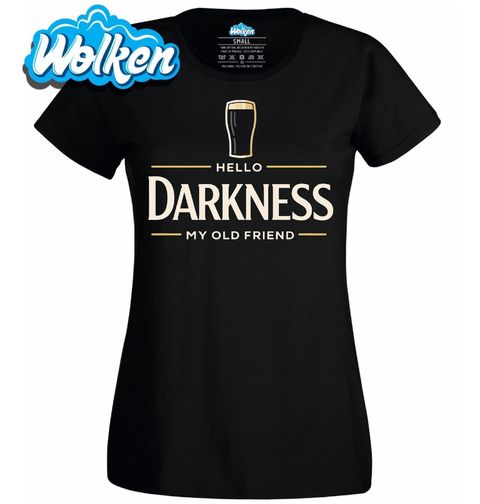 Obrázek produktu Dámské tričko Pivo Hello Darkness My Old Friend