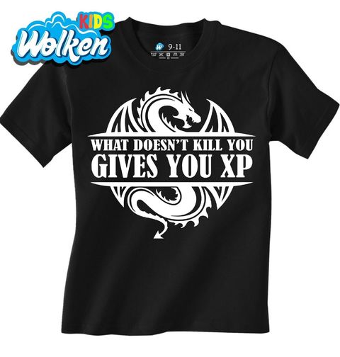 Obrázek produktu Dětské tričko Drak Co tě nezabije, dá ti XP Dungeons & Dragons