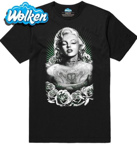 Obrázek produktu Pánské tričko Marilyn Monroe Peníze a Růže