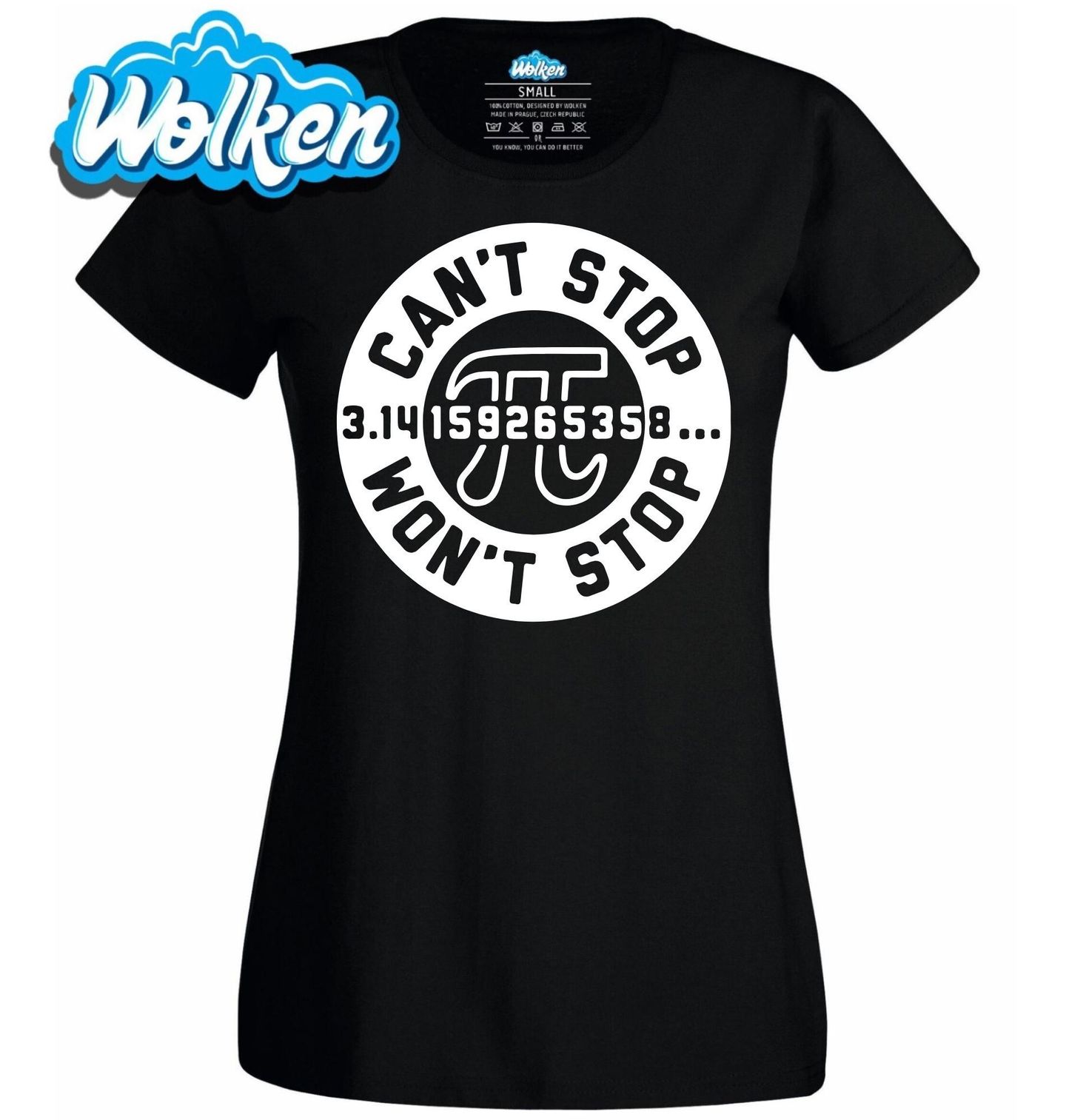 Dámské tričko Nekonečné Pí Can’t stop.jpg