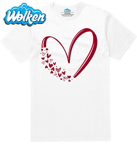 Obrázek produktu Pánské tričko Červené Srdce Plné Lásky