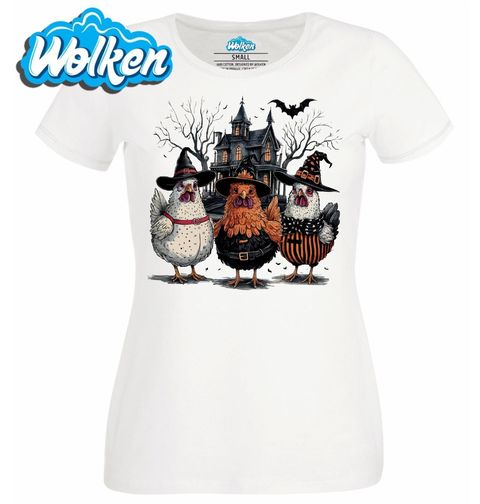 Obrázek produktu Dámské tričko Halloweenské Slepice
