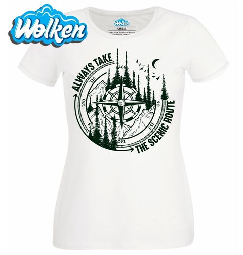 Obrázek produktu Dámské tričko Dobrodružný Kompas