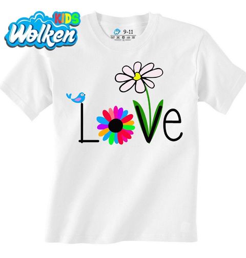 Obrázek produktu Dětské tričko Barevná Jarní Láska