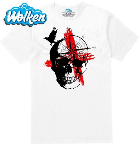 Obrázek produktu Pánské tričko Trash Polka Lebka a Kompas