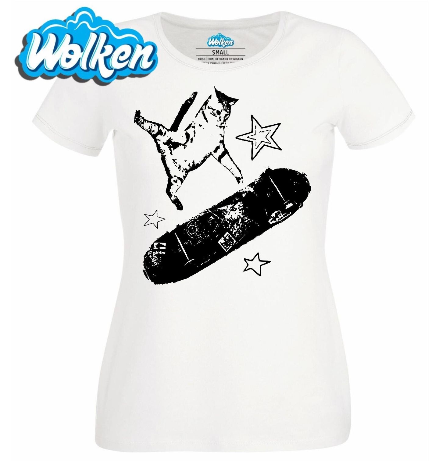 Dámské tričko Skate Kočka.jpg