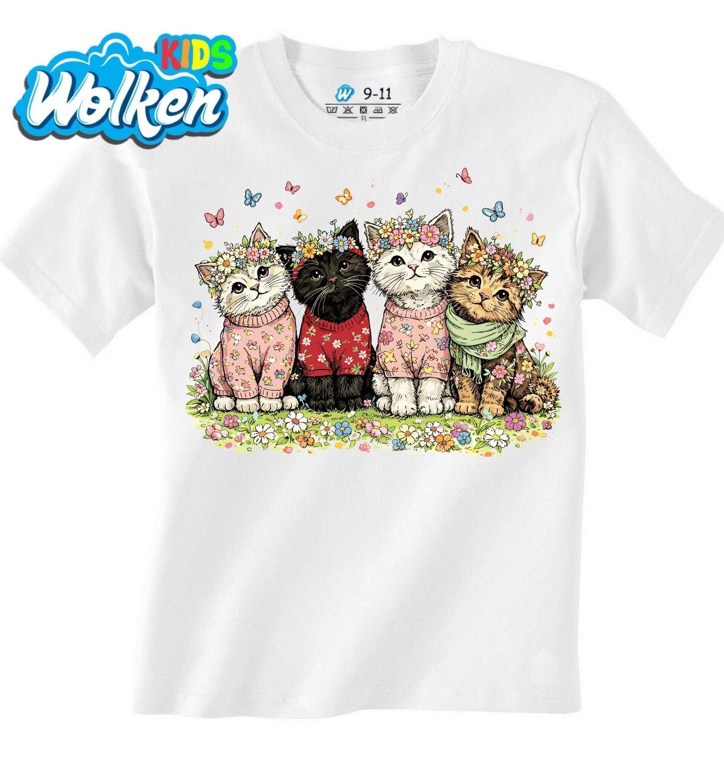 Dětské tričko Květinová Parta Koťat.jpg