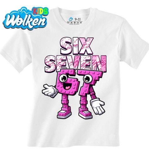 Obrázek produktu Dětské tričko Six Seven Růžové Lego 67