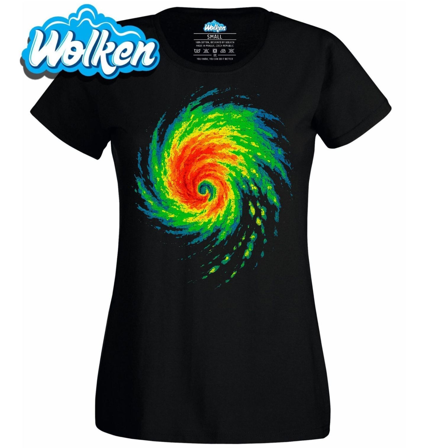 Dámské tričko Barevná Spirála.jpg