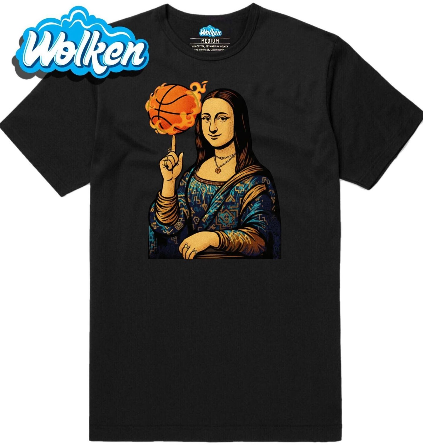 Pánské tričko Basketbal Mona Lisa.jpg