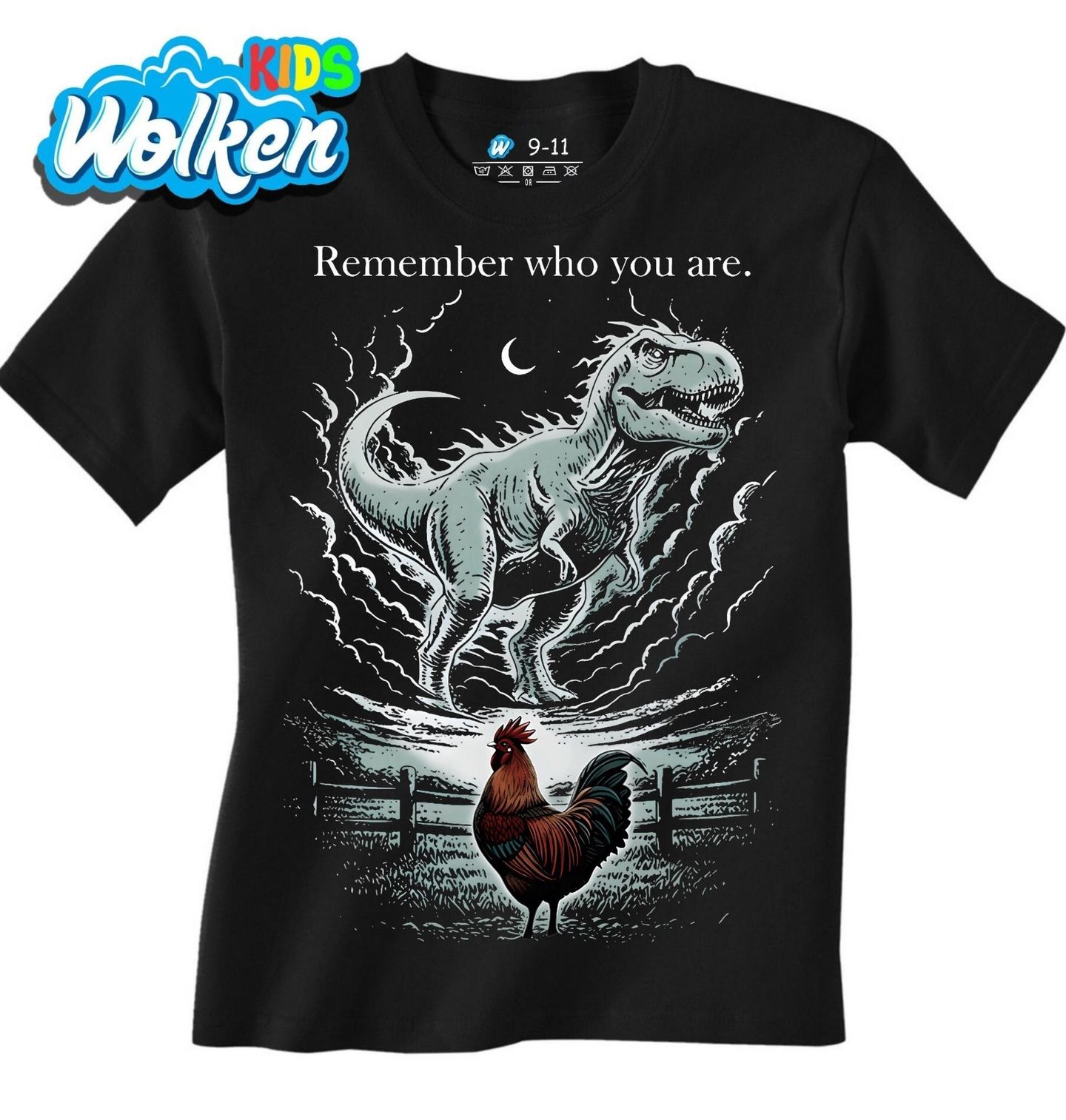 Dětské tričko T-Rex vs Kohout.jpg