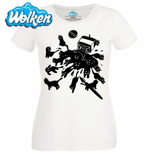 Obrázek produktu Dámské tričko Rozlité Kočky