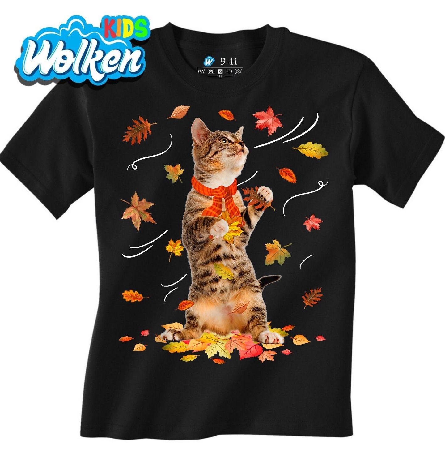 Dětské tričko Podzimní Kočka.jpg