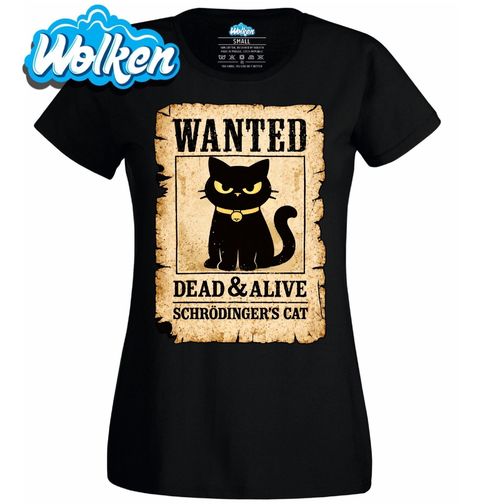 Obrázek produktu Dámské tričko Hledaná Kočka Wanted